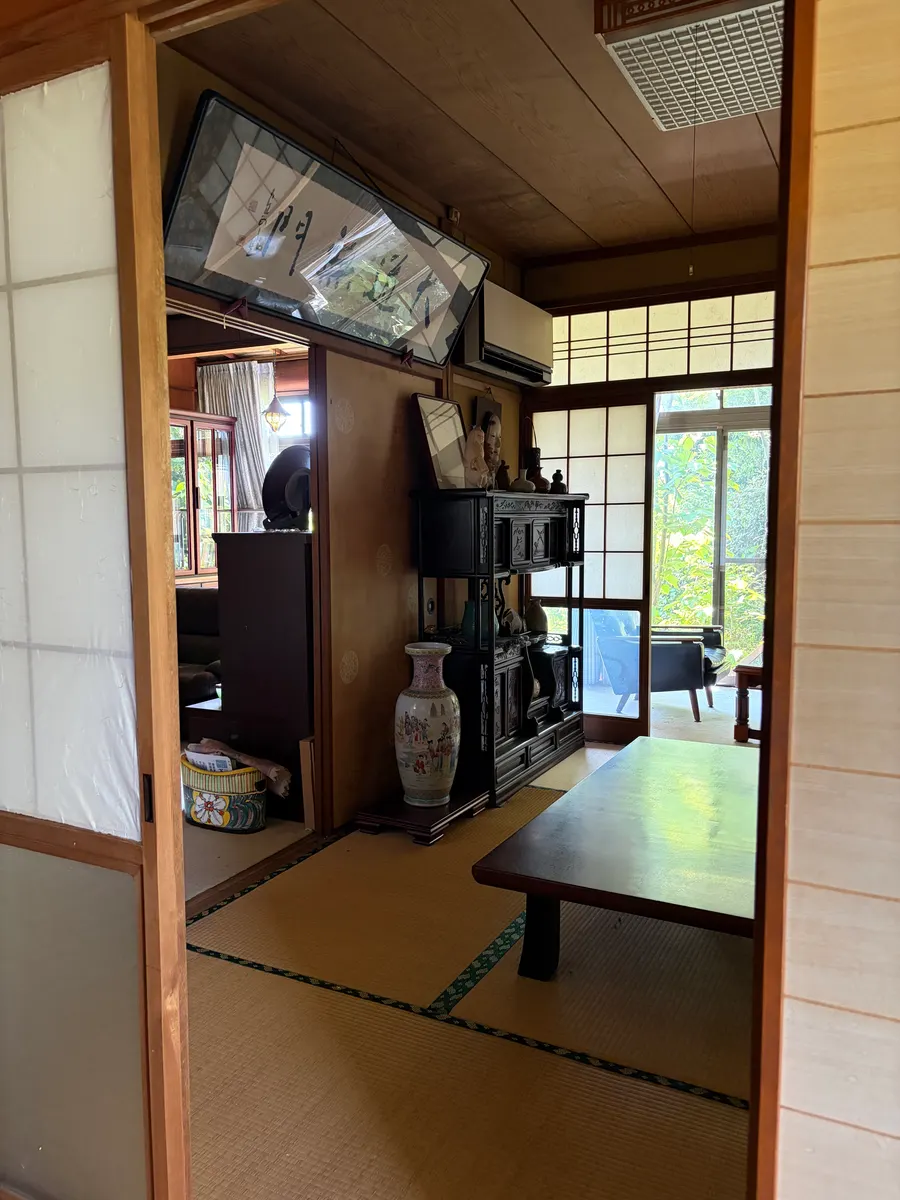 和室の作業前