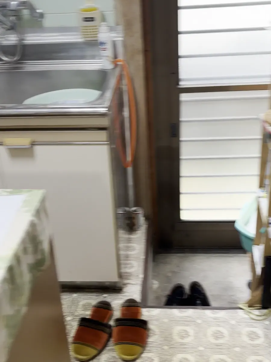 キッチンの作業前